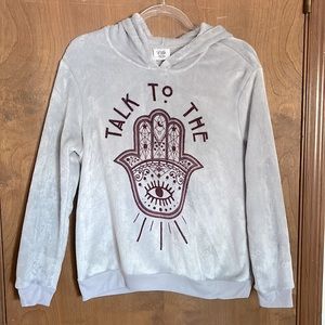 Fleece hoodie - size L